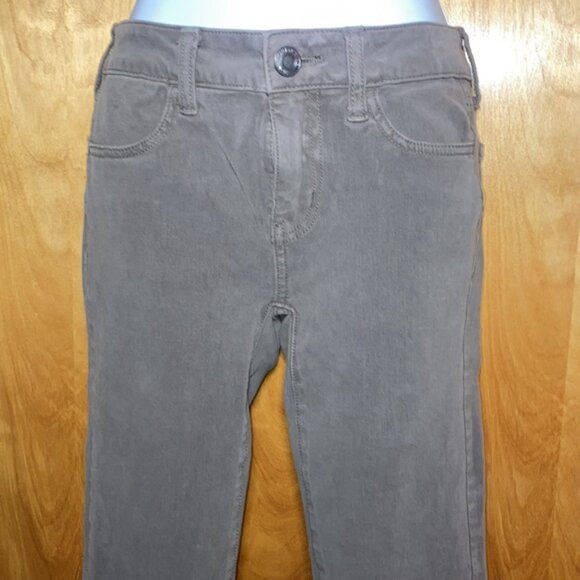 Grayish Brown American Eagle 360 Super Stretch Sateen Jeggings Size 0 - Picture 2 of 9